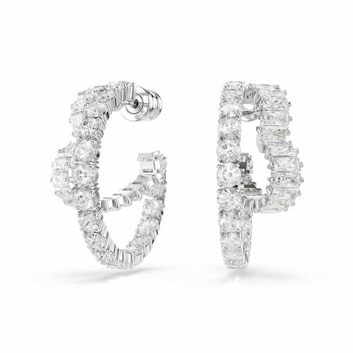 Swarovski Matrix Hoop Earrings